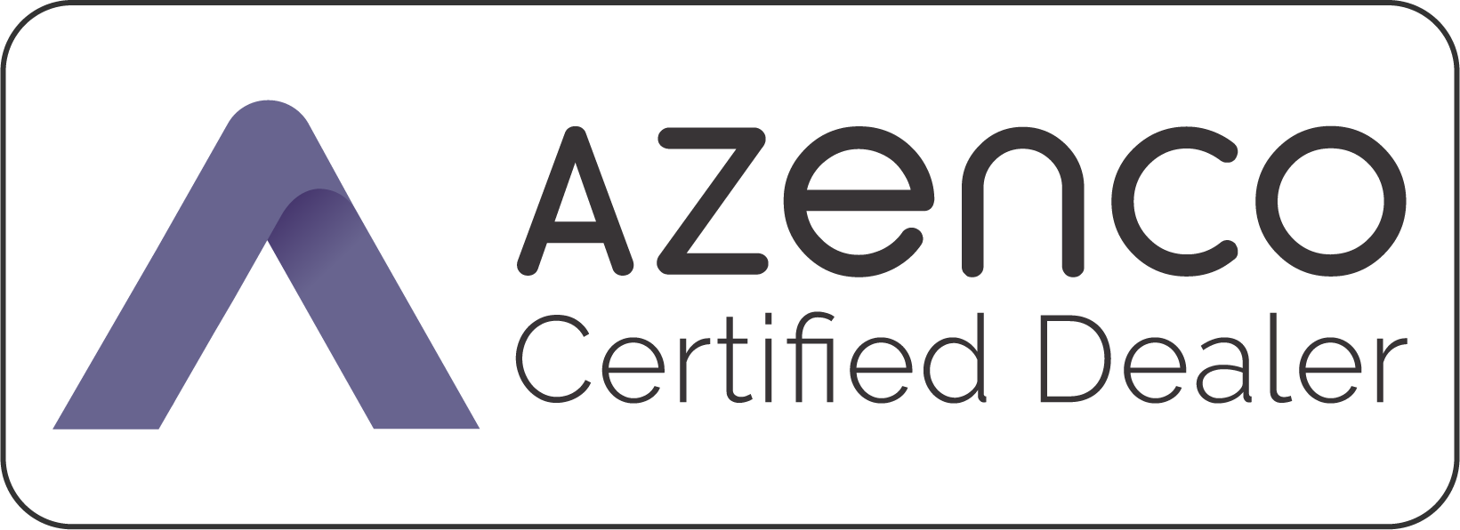 Azenco Outdoor Certified Dealer badge