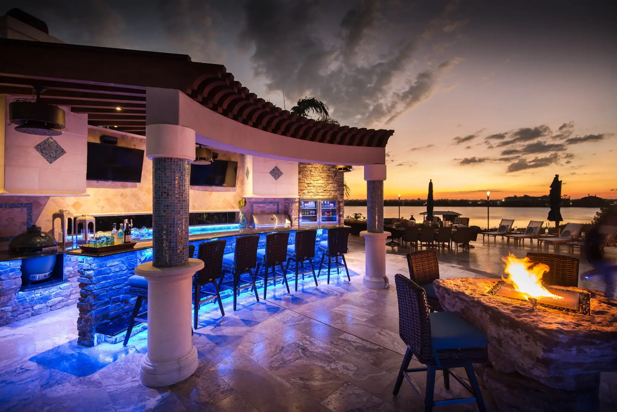 Outdoor kitchen and furniture by Patio Style in Merritt Island, Florida